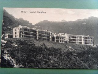 Hong Kong - (bowen Road) British Military Hospital Antique C1905 Early Postcard