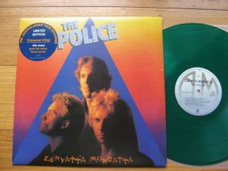 THE POLICE - Zenyatta Mondatta - RARE GREEN VINYL 1981 AUST Tour Edition & POSTER 3