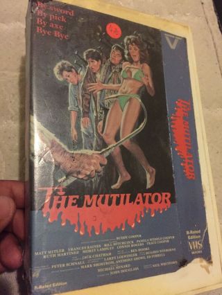 The Mutilator Vhs Very Rare Htf Vestron Video 80s Cult Horror Vtg