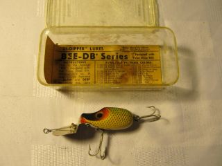 Vintage Tulsa Tackle,  Di - Dipper Lures,  Bee - Db Series Bee,  W/original Box,