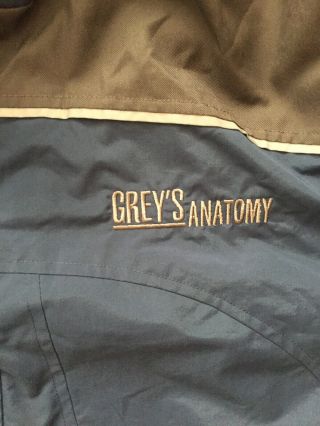 Grey’s Anatomy Tv Cast Crew Jacket Coat Large L Nwt Vantage Very Rare