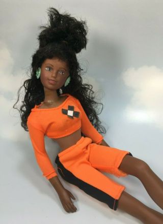 Maxie Doll 1988 Kristen Simone Redressed Aa African - American Vintage Hasbro