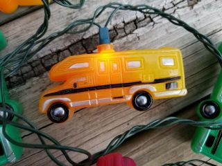 Rare Vintage Lidco Rv/motorhome Shape/camper Blow Mold Patio/party String Lights