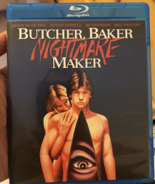 Butcher Baker Nightmare Maker (1982) Blu - Ray Code Red Slasher Rare Oop Like