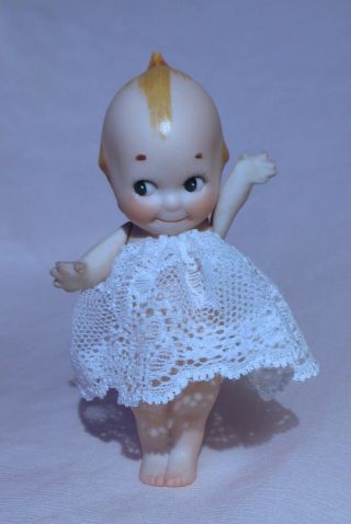 Sweet Antique All Bisque German Figural Kewpie Doll Germany Doll R.  O 
