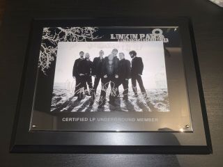 Linkin Park Underground 8 Lpu8 Plaque Shinoda Bennington Rare