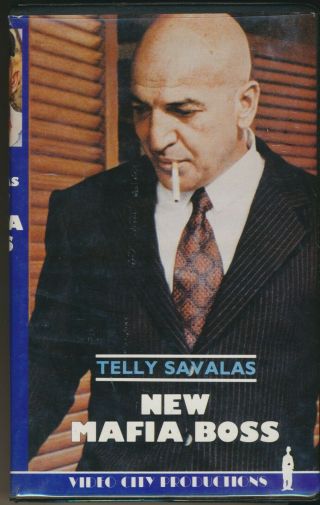 The Mafia Boss Telly Savalas Video City Productions Large Clamshell Vhs Rare