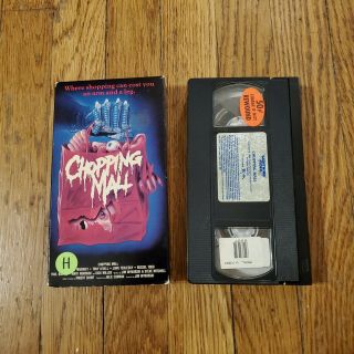 Chopping Mall Vhs Lightning Video 1986 80s Horror Scary Movie Oop Rare Video