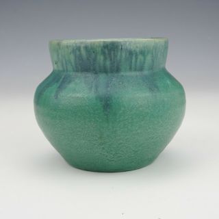 Antique Upchurch Studio Pottery - Arts & Crafts Drip Glaze Vase - Unusual