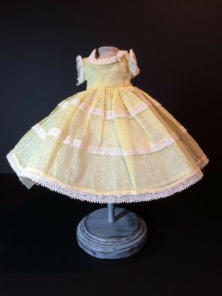 Vintage Ginger Cissette,  Little Miss Revlon Jill Doll Dress
