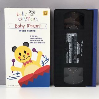 Baby Einstein Mozart Music Festival Vhs Video Tape 2004 Disney Rare 0 - 3 Years