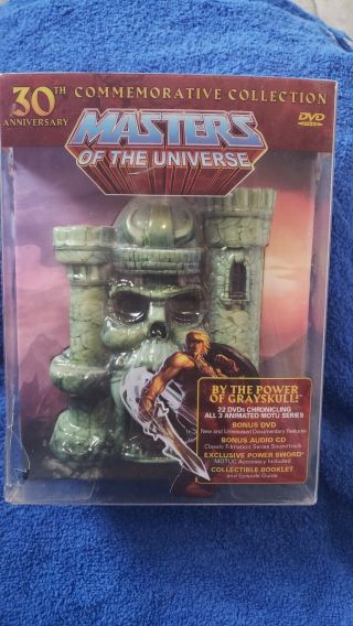 Masters Of The Universe:30th Anniversary Collectors Edition Dvd Box Set Rare Ltd