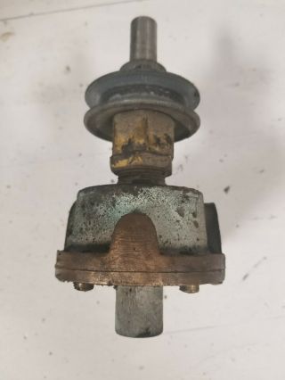 Matthew Moody And Sons co.  Brass Gear Water Pump Hit And Miss Gas Antique Engine 3