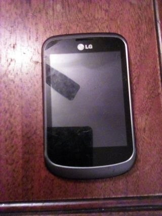 Rare Lg 306g - Black (tracfone) Cellular Phone