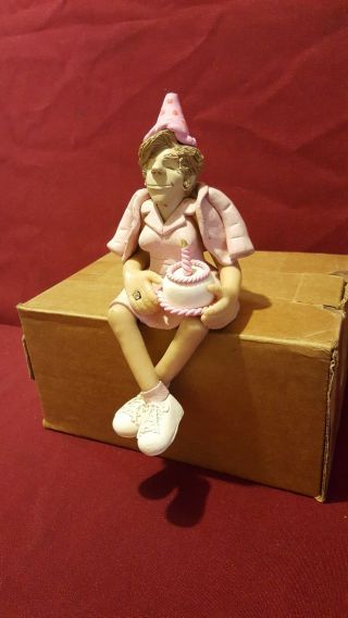 Limited Edition Rare,  Vintage Sitting Doll
