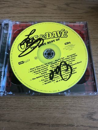 Chas And Dave Signed Autograph Very Best Of Album Cd (signed By Both,  Rare)