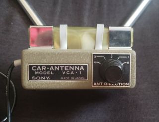 Vintage 1960s Sony VCA - 1 Car TV Antenna Rare Automobile Accessory Cond 3