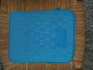Marc by Marc Jacobs Blue Quilted Padded IPad Tablet Case Cover Sleeve Rare 2