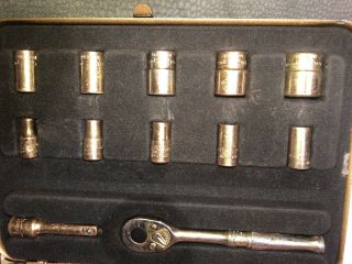 Rare 1920 - 1970 Snap On Tools 50th Anniversary Commemorative Gold Midget Tool Set 3