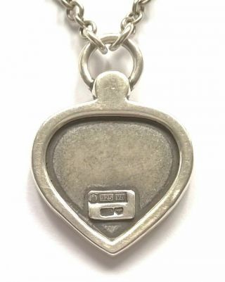 KALEVALA KORU KK Finland - Sterling Silver Heart Necklace - Rare Model 3