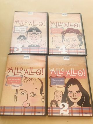Allo Allo - The Complete Series 1 - 4 (dvd) Rare