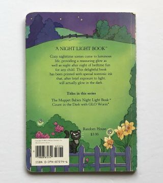 Jim Henson THE MUPPET BABIES Night Light Book (1985) RARE 2nd Printing 2