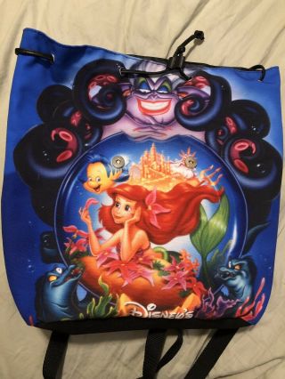 Hottopic Exclusive Vintage 90s - Rare Little Mermaid Backpack Disney Ariel