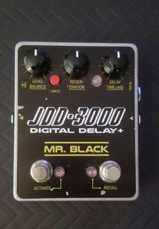 Mr.  Black Jdd - 300 Digital Delay Pedal Rare