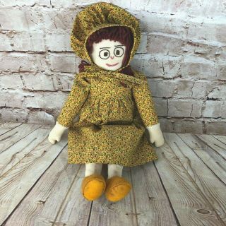 vintage handmade prairie doll cloth stuffed 20 
