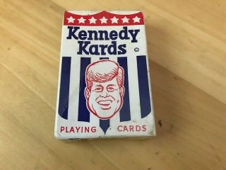 1960’s Rare Vintage Tax Stamp Deck Kennedy Kards Playing Cards