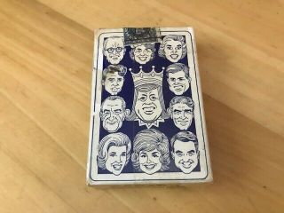 1960’s Rare Vintage Tax Stamp Deck Kennedy Kards Playing Cards 2