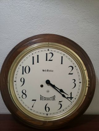 Antique Seth Thomas Weight Driven Wall Regulator Clock Dial - Parts