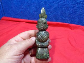 Finely Carved Antique Chinese Stone Statue