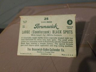 Rare Antique Brunswick Balke Collender Billiard Table Spots