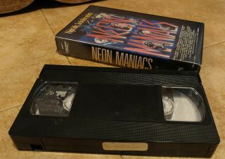 Neon Maniacs 1985 Lightning Video 1987 VHS Rare Horror Vintage Cult Slasher 1986 3