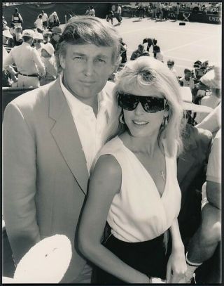 Rare 1991 Photo Donald Trump Real Estate Mogul Usfl And U.  S.  President