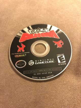 Authentic Pokemon Colosseum Nintendo Gamecube Disc Only Rare Rpg Gc