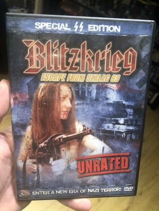 Blitzkrieg: Escape From Stalag 69 (dvd,  2009) Unrated Exploitation Horror Rare