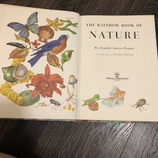 Rare 1957 The Rainbow Book Of Nature By Donald Culross Peattie Vintage 2