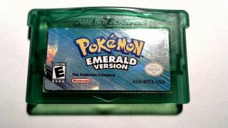 Pokémon Emerald Version Authentic,  Battery,  386 Shiny Pokemon,  Rare Events