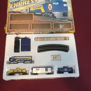 Nex Us Navy Exchange Express Ho Electric Train Set Rare 1995 Railroad Usn Rare