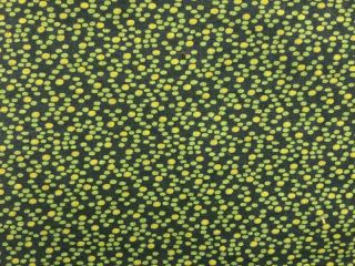 Back In Time Textiles Fantastic 1860 Civil War Era Overdyed Green Calico Fabric