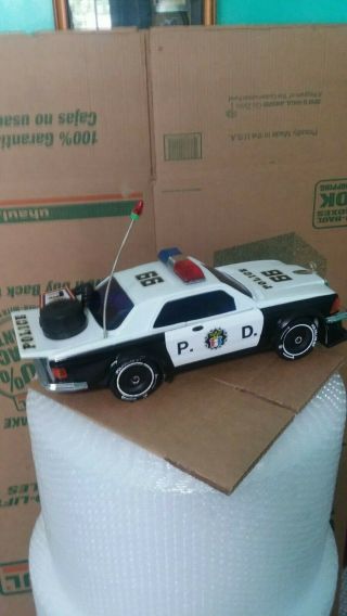 Rare Chuan Shin Motorized Police Car With Lights And Sound