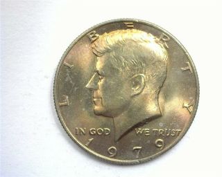 1979 Kennedy 50 Cents Exceptional Uncirculated Very Rare This