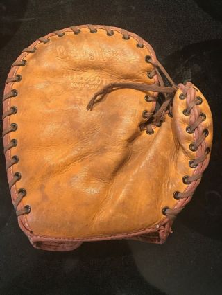 Vintage Rare Wilson League Model 568 Baseball Glove - Made In Usa - Lht