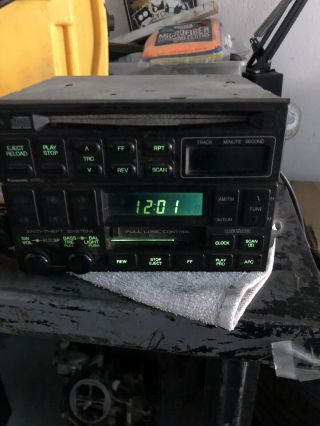 1990 - 1995 Mazda Miata Oem Am Fm Radio Cassette Cd Player Very Rare