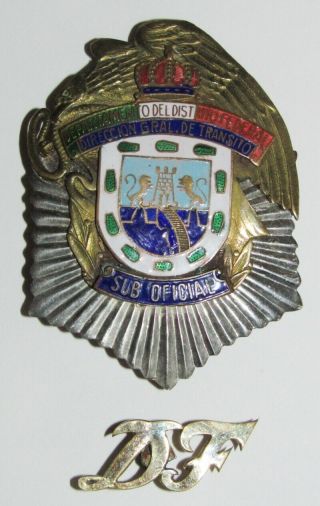 Antique & Obsolete Mexico City Transit Police Badge Mexican