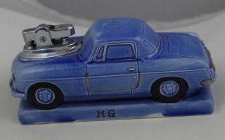 Vintage Mg Car Ceramic Cigarette Lighter 1965 Amico Rare Promo Mgb Ex Cond