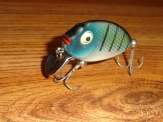 VINTAGE FISHING LURE HEDDON TINY PUNKINSEED SERIES 380 BLUE GILL C.  1955 - 78 2