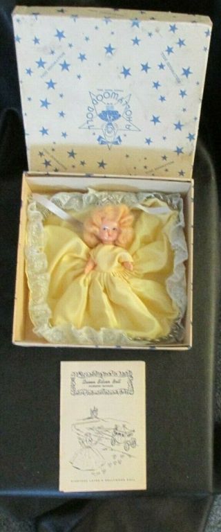 1940s Hollywood Doll Nursery Series Queen Silver Bell Box Booklet Composition 6 "